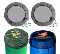 ARTGUTS Lot de 2 filets de citerne de pluie de 100 cm - Cordon de serrage réglable de qualité supérieure - Housse de protection pour citerne de pluie - Résistant aux intempéries - Pour jardin, balcon