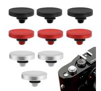 ARTGUTS Lot de 9 déclencheurs concaves en alliage d'aluminium, bouton de déclenchement compatible avec Fujifilm X100VI XT50 XHalf et Nikon ZF DF, convient pour Lei-ca Q3 M10 M11, bouton d'obturation