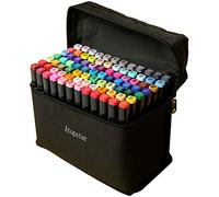 ARTHEHE Feutre a Alcool 80 Couleurs Marqueurs de Dessin Feutres à Alcool Twinmarkers