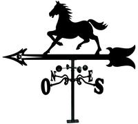 Arthifor Voile de toit avec silhouette de cheval, noir mat