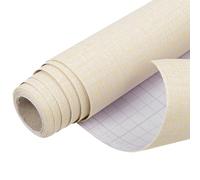 Arthome Peel and Stick Papier Peint,Gaufré Papier Adhesif pour Meuble,Vinyle Texturé Autocollant Décoratif Film pour Meuble,Comptoirs,Armoires,Amovible pour Revêtement,Beige Texturé,40cmx6m