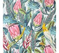 Arthouse Rainforest Évasion Papier Peint Vinyle Exotique Oiseaux Feuilles Vert/