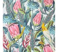 Arthouse Papier peint vinyle Rainforest Évasion – Oiseaux et Feuilles Exotique Vert