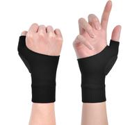 Arthritic Compression Gloves,1 Pair Breathable Thumb Support Gloves With Gel Pads,Wrist Support For Thumb And Wrist Joint Pain Relief (Black S)