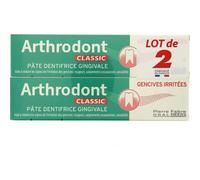 Pierre Fabre Oral Care Pâte dentifrice Arthrodont Classic – Lot de 2 x 75 ml