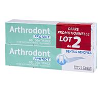 Arthrodont Protect Gel Dentifrice Dents Et Gencives Tubes 2x75ml