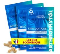 ARTHROPHYTOL GÉLULES x3 sachets I FORMULE EXCLUSIVE Harpagophytum + Ingrédient Breveté + Vitamine + Oligo-élément I RÉSULTATS PROUVÉS I Inconfort articulaire & musculaire | 180 gélules