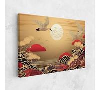 ARTHUB® Tableau sur toile 70x100 cm, Chinese Wind Art | Décoration de salon, Tableaux suspendus, Décoration murale, Décoration de maison, moderne, asiatique