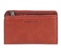 Arthur & Aston - Portefeuille femme en cuir "Edith" marron - 12.5 x 9.5 x 2.5 cm - Marron Marron