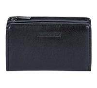 Arthur & Aston - Portefeuille femme en cuir "Edith" noir - 12.5 x 9.5 x 2.5 cm - Noir Noir