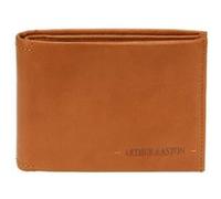 Arthur & Aston - Portefeuille italien en cuir "Johany" cognac - 12 x 10 x 1,5 cm - Marron Marron