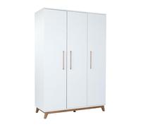 Arthur Berndt Armoire Lina avec amortisseur de porte Blanc/noyer
