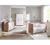 Arthur Berndt Marlon Ensemble de 3 pièces pour chambre de bébé, armoire, lit, commode à langer