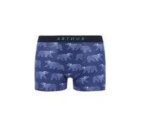 ARTHUR - Boxer Homme - Coton Bio Stretch et Doux - Confort et Maintien Optimal (FR/ES, Alpha/Lettres, TG, Taille Normale, Taille Normale, Ours Polaire Marine)