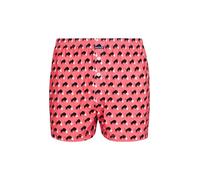 ARTHUR - Caleçon de Nuit Homme Olé - Coupe Française - Ceinture Élastiquée - Coton Issu de l'agriculture Biologique - Rouge - Taille XL