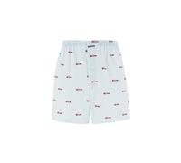 ARTHUR - Caleçon Homme - 100% Coton Bio Doux - Coupe Ample et Confortable - Motif Formule 1 Bleu Ciel - Taille L