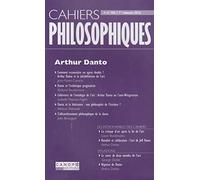 Arthur Danto (Cahiers Philosophiques, n° 144 1/2016)
