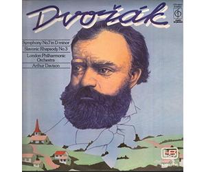 Arthur Davison, London Philharmonic Orchestra - Antonin Dvorak - Symphony No.7 in D minor / Slavonic Rhapsody No.3 - 12" LP 1980 - Classics For Pleasure CFP 40314 - UK Press