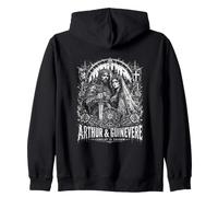 Arthur et Guenièvre Camelot dans Shadow Gothic Sweat à Capuche