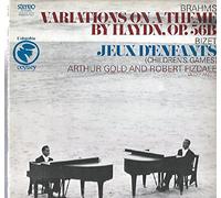 ARTHUR GOLD & ROBERT FIZDALE - brahms: variations on a theme by haydn / bizet: jeux d'enfants LP