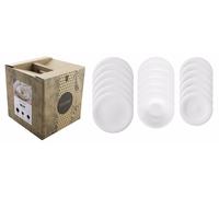 Arthur Krupp Paderno - Service Vaisselle Set 18 Pièces Neige Porcelaine