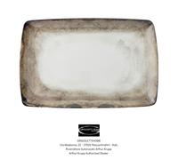 Arthur Krupp - Shade Light Brown/earth - Plateau / Plat Rectangulaire 33x21 CM