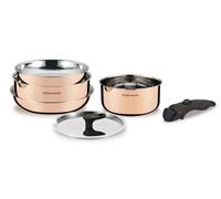 Arthur Martin Batterie de cuisine 6 pièces couvercle inox