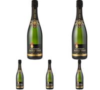 Arthur Metz - Crémant d'Alsace Brut Prestige, Méthode traditionnelle, vieilli sur lattes (1 x 0,75L) (Lot de 5)