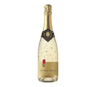 Arthur Metz - Gold Edition, 24 Carat, Boisson alcoolisée pétillante avec de véritables paillettes d'or (1 x 0,75 l)