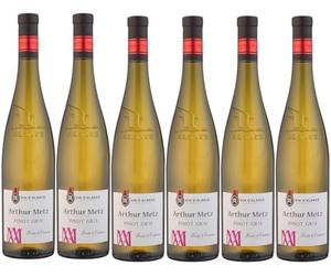 Arthur Metz - Pinot Gris, Vin Blanc d'Alsace, Demi-Sec (6 x 0,75 L)