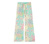 ARTHUR - Pantalon Femme Paisley - Bas de Pyjama ou Pantalon d'intérieur - Ceinture Élastiquée - 100% Voile de Coton - Multicolore