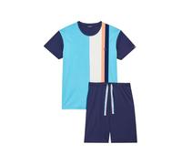 ARTHUR - Pyjama Court Homme, Ensemble Manches Courtes et Short - 100% Coton Bio léger, Doux et Confortable - Motif Multicolore- Taille M