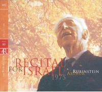 Arthur Rubinstein – Récital pour Israël – Rubinstein Ed. vol. 80 (1975)