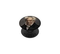 Arthur Schopenhauer Philosophe Allemand Philosophie Moralité PopSockets PopGrip Adhésif