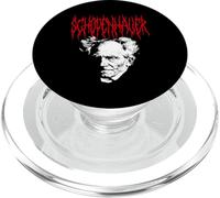 Arthur Schopenhauer Philosophie du Style Death-Metal Design PopSockets PopGrip pour MagSafe