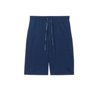 ARTHUR - Short de pyjama Homme - 100% Coton bio léger, ultra doux et confortable - Motif Uni Bleu Marine - Taille S