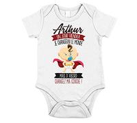 Arthur | Un Jour Je changerai Le Monde | Body avec Manche pour bébé garçon