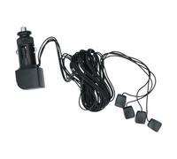 Arti Casa Lampe de Voiture Dunlop Éclairage Intérieur LED - Lumière Blanche 12V avec Câble de 2 Mètres - Accessoires de Voiture Éclairage avec Prise Allume-Cigare - Montage Plug