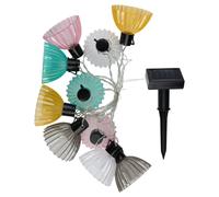 Arti Casa Lampe Solaire Extérieur 420 CM - Éclairage Solaire - 10 Lampes LED - IP44