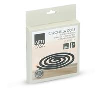 Arti Casa Lot de 10 spirales d'encens à la citronnelle pour l'extérieur - Environ 7 heures de combustion - Idéal pour le camping, le jardin et le balcon