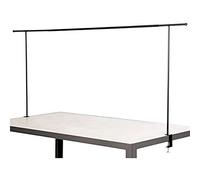 Arti CASA Pince de Fixation pour Table, métal, Noir, Tischstange