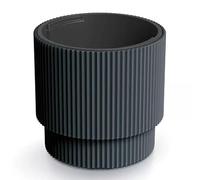 Arti Casa Pot de Fleur 40 X 38 cm - Pot Plante 38L avec Pot Intérieur de 20L - Cache Pot en Plastique - pour L’Intérieur et L’Extérieur - Gris