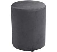 Arti Casa Pouf Rond en Velours 28 x 36 cm - Tabouret Compact pour Salon et Chamb