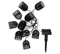 Arti Casa Solar String Light - Guirlande Lumineuse Solaire - 10 Ampoules LED