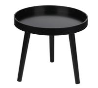 Arti Casa Table d'Appoint Ø40 x 36 cm Table Basse Ronde en Bois - Petite Table d