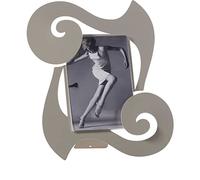 Arti e Mestieri 0PF3562C68 Cadre photo sinueux de table Odeon, matériau fer, dimensions 26 x 30 x (H) 12 x 17 cm, couleur sable