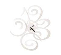 Arti e Mestieri 11003 Filomena Horloge Murale en métal - Plusieurs Coloris Bianco