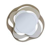 Arti E MESTIERI Isotta Specchio DA PARETE INGRESSO Design Beige Nocciola Bianco