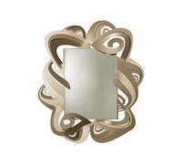 Arti E MESTIERI Penelope Specchio DA PARETE PARTICOLARE MODERNO Metallo Bronzo