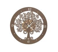 Arti & Mestieri Horloge murale Albero della Vita Or et Bronze 44 cm Finition bronze